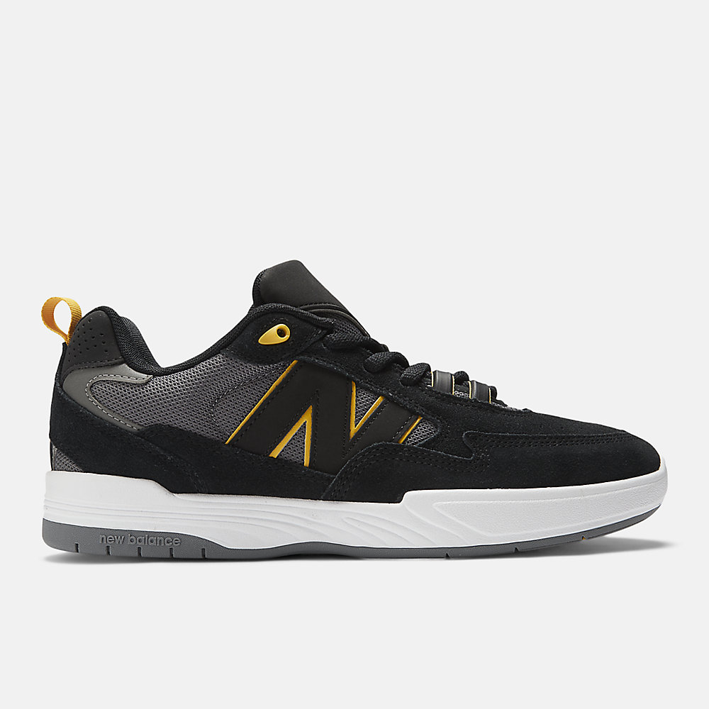 New Balance NB Numeric Tiago Lemos 808 Shoes Black with Yellow